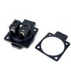 Waterproof Industrial Socket AC Power Socket German Industrial Plug Electrical Socket with Waterproof Cover