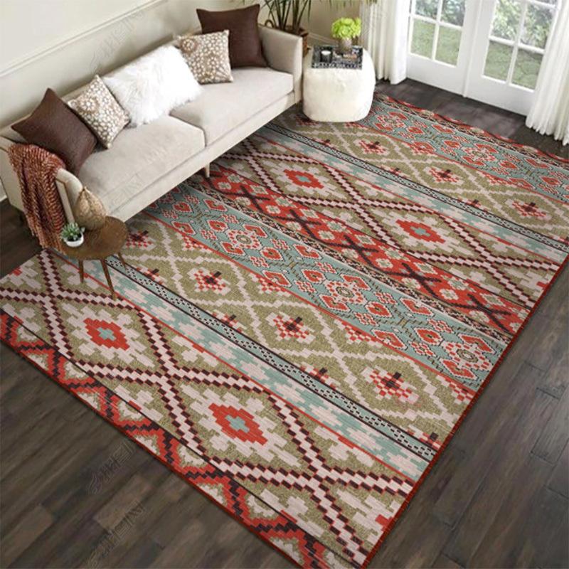 Nordic Ethnic Style Carpet Wholesale Bedroom Sofa Tea Table Tatami Bohemian Home Living Room Carpet Floor Mat