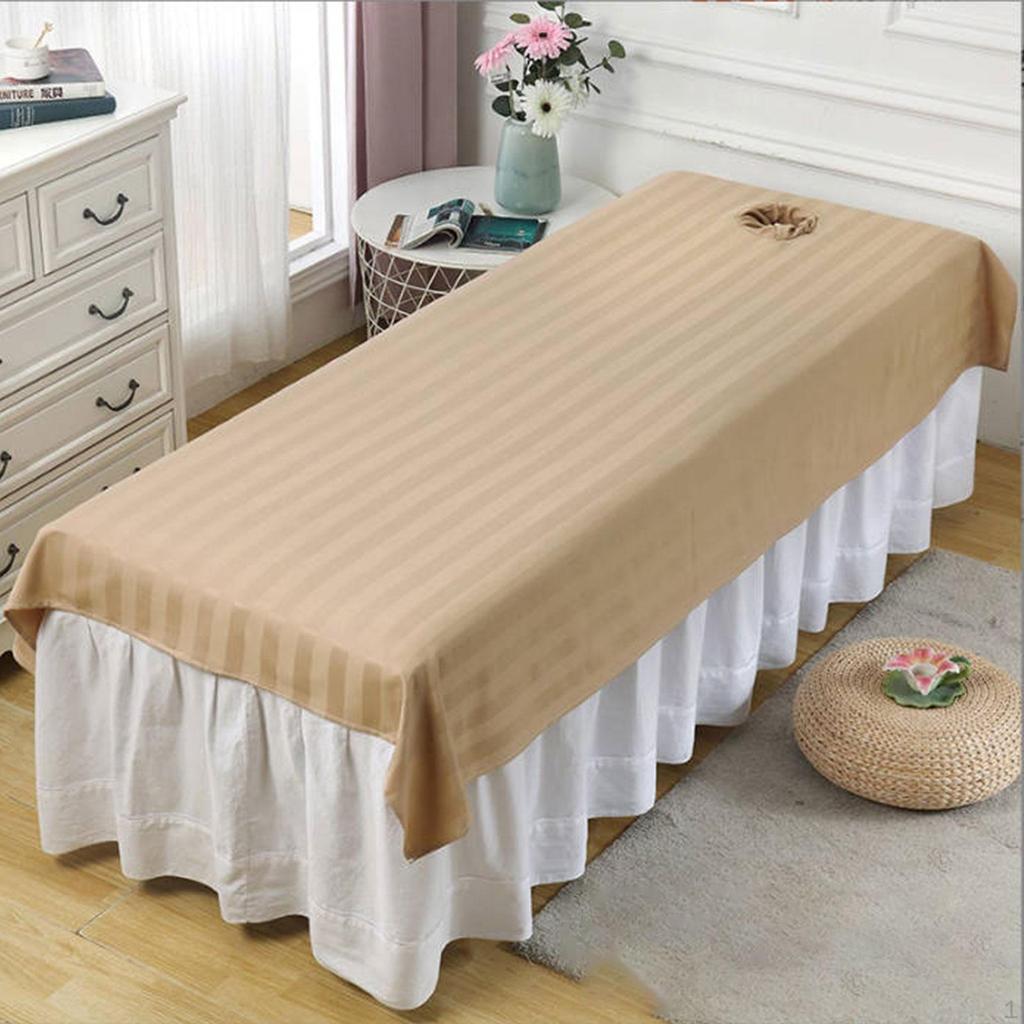 Couch Cover for Salon with Face Opening, Portable Protector Beauty Bed In Indoor Settings
