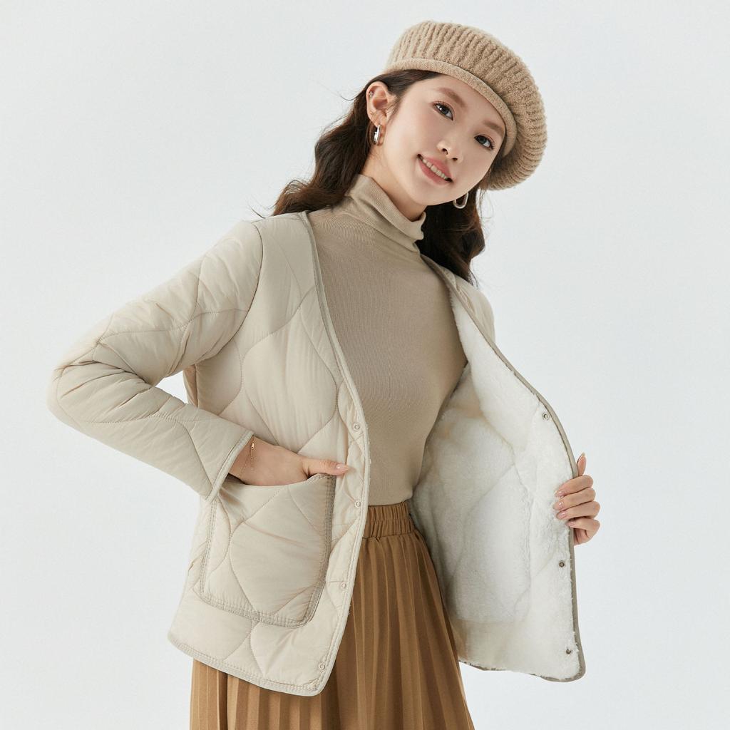 Winter Coat Cotton Jacket Women's Short Section Lightweight Enlarged Cotton Jacket Home Liner Can Be Worn Outside Cotton Women 2508
