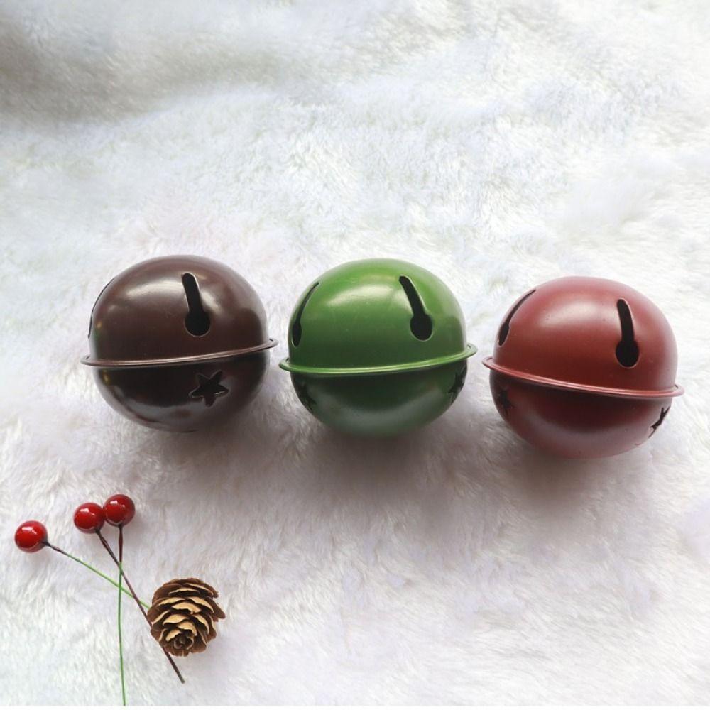 Handmade Christmas Jingle Bells Iron Christmas Tree Bells Practical Christmas Bells Pet Collar