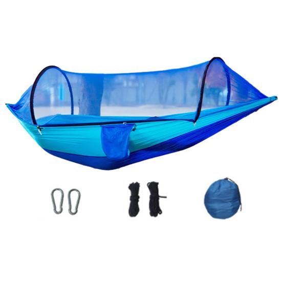 

Camping Hammock Mosquito Net Portable Hammocks Anti-Rollover Design for Outdoor Camping Hiking Beach Backpacking 1