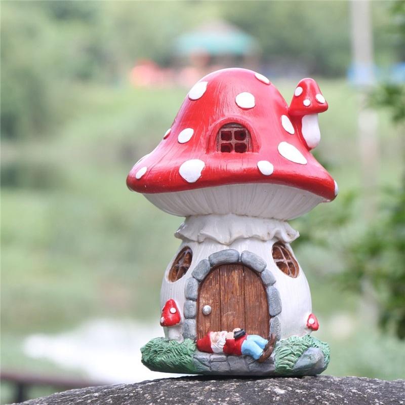 Solar Energy Mushroom Lamp Garden Homestay Yard Balcony Landscaping Layout Outdoor Courtyard Decoration Outdoor Garden Decoration