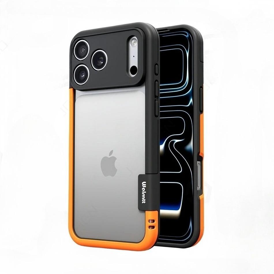 Fashion Heat Dissipation Silicone Frame Case For IPhone 17 Pro Max Air 16 Pro 15 14 Bare-metal Shockproof Camera Protector Cover