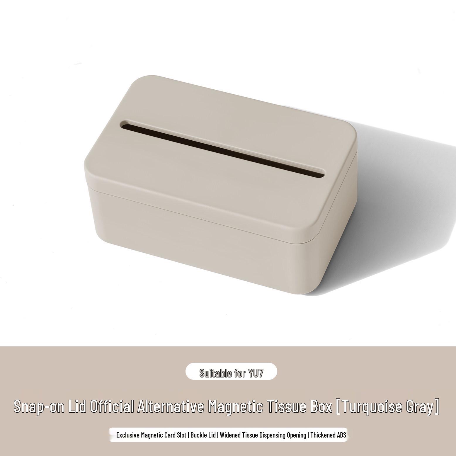 Xiaomi YU7 Magnetic Tissue Box for Car Console & Behind Screen Accessory