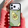 Cute Avocado Phone Case for iPhone 17 16 15 14 13 Pro Max Back Cover for 12 11 Pro Coque