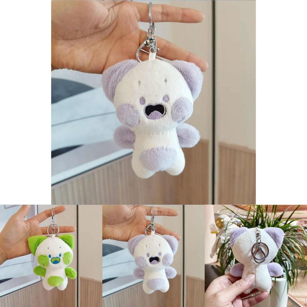 Adorable 4.7in Dudu Cat Plush Toy Keychain Decoration