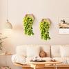 UV-Resistant Artificial Morning Glory Eucalyptus Hanging Decor Perfect for Home Garden Weddings Versatile Outdoor Holiday Decora