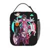 Cat Anime Lunch Bag Dandadan Lucky Turbo Granny Fashion Lunch Box School Portable Insulated Tote Food Bags Graphic Cooler Bag