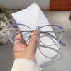 Women Cat Eye Glasses  New Fashion Multi-color Rim Blue Light Blocking Sweet Eyeglasses Trendy Stylish Design Eyewear