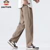 paul frank Men's Ice Silk Straight Casual Pants