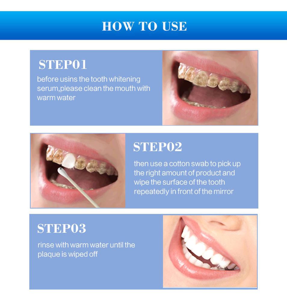 Teeth Whitening Essence Removes Plaque Stains Teeth Cleaning Whitening Oral Hygiene Care