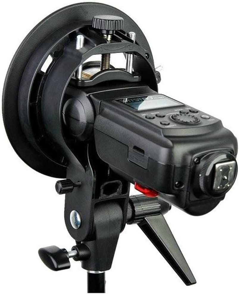 Godox mount with adjustable with Bowens mount for S-type bracket/bracket angle/holder strobes/flashes/softboxes/beauty dishes/umbrellas [Used]