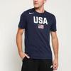 Nike Men's Basketball World Cup Dream Team Short Sleeve T-Shirt, Men's Dark Blue