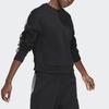 adidas Sweatshirt à col rond coupe ample avec trois bandes sur le côté pour femme Sweatshirt Noir GL0343