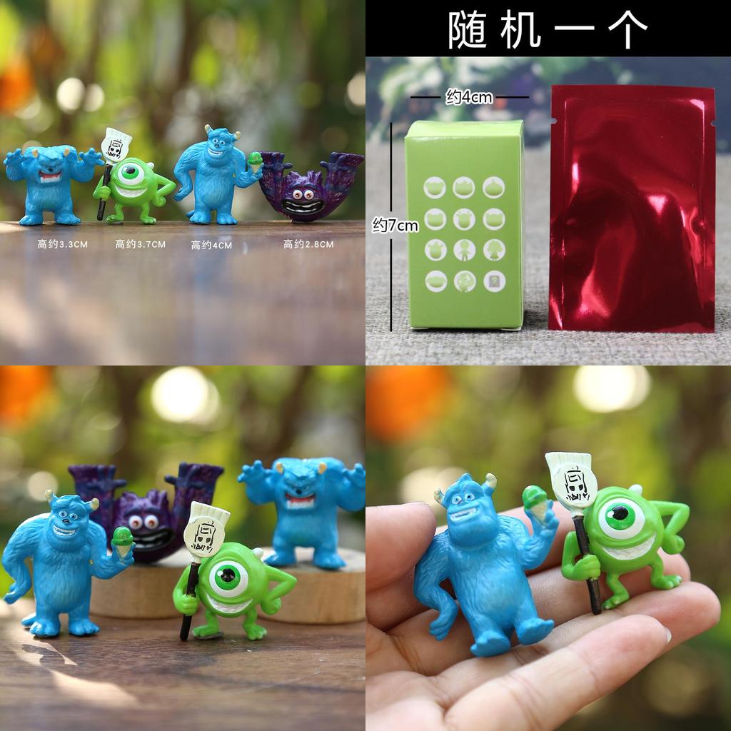 Monsters University Pvc Action Figure Toy With Diy Micro Landscape For Desk Decor Special Characters Included