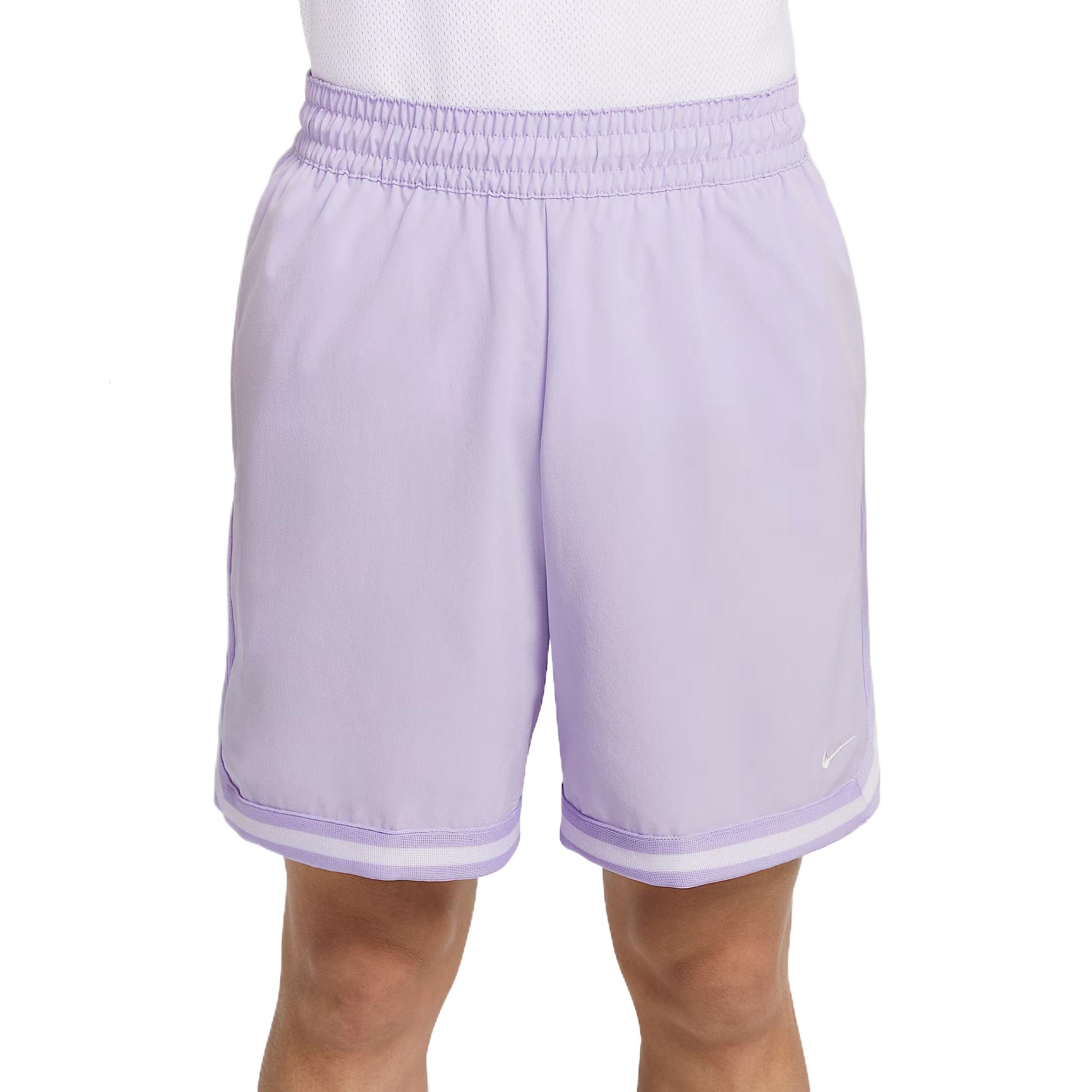 

Nike Стильные Универсальные Удобные Простые Шорты для баскетбола средней посадки Dna Dri-Fit Мужские шорты Фиолетовые FN2660515 L
