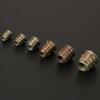 80pcs M4M5M6M8M10 Zinc Alloy Screw In Type Hex Drive Threaded Furniture Insert Nuts Set