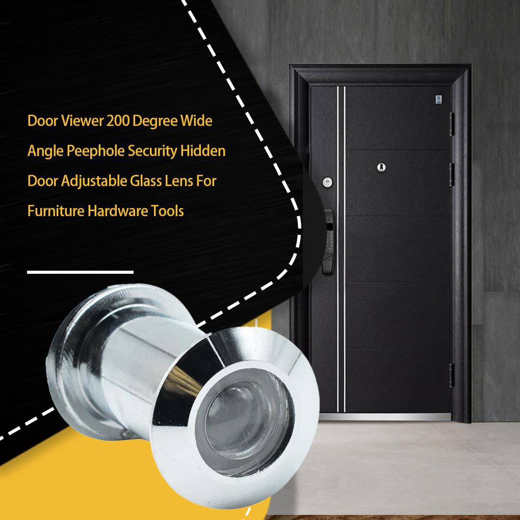 Door Eye Hole Anti-lost Safety Peephole Viewer Spare Parts Guard Maintenance Living Room Dormitory Hotel Apartment