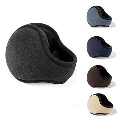 Women Men Fashion Winter Ear Protection Polar Fleece Earmuffs Foldable Portable Ear Warmers for Cold Weather
