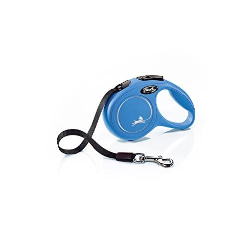 Flexi New Classic Tape XS (for dogs under 12kg), 3m, Blue [Dog Lead]
