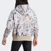 Adidas Full Print Long Sleeve Hoodie Unisex Hoodie Silver HR6993