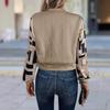 This Is A Versatile and Stylish Retro Checkered Casual Zipper Jacket for Ladies