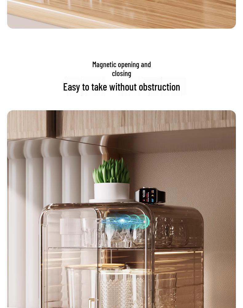 Dustproof Tea & Coffee Cup Storage Rack