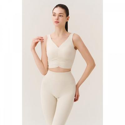 Ticha Front Shirring Bra Top Htwtb5k01t