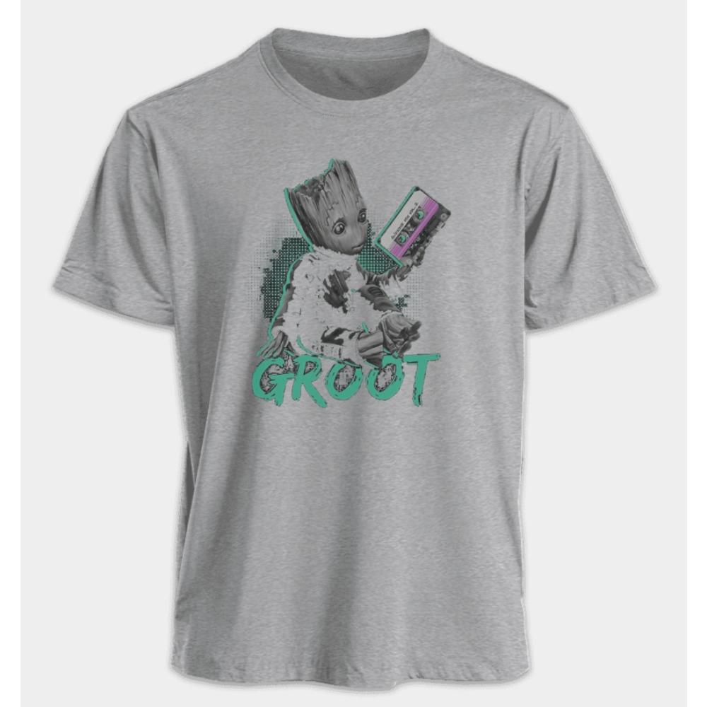 Men's and Women's T-shirts Groot Summer American Spring and Autumn New Classic Oversized Sporty Style Short-sleeved