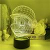 Super Mario Usb Night Light With Color Changing Led For Gaming Room Decor