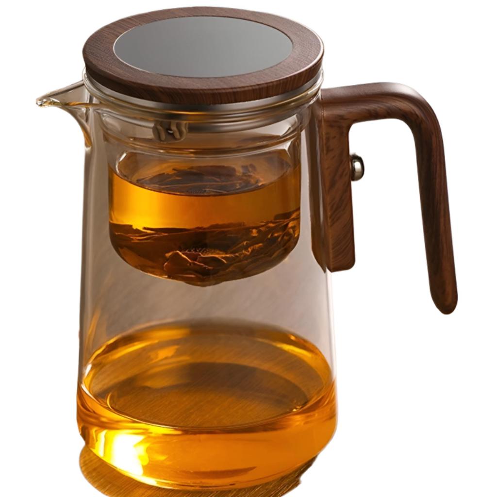 Teapot with Strainer, 800ml Capacity, Dishwasher Safe, Stovetop Safe, Heat-resistant Glass, Perfect As a Gift, Stylish Teapot, Tea Utensil, or Teapot.