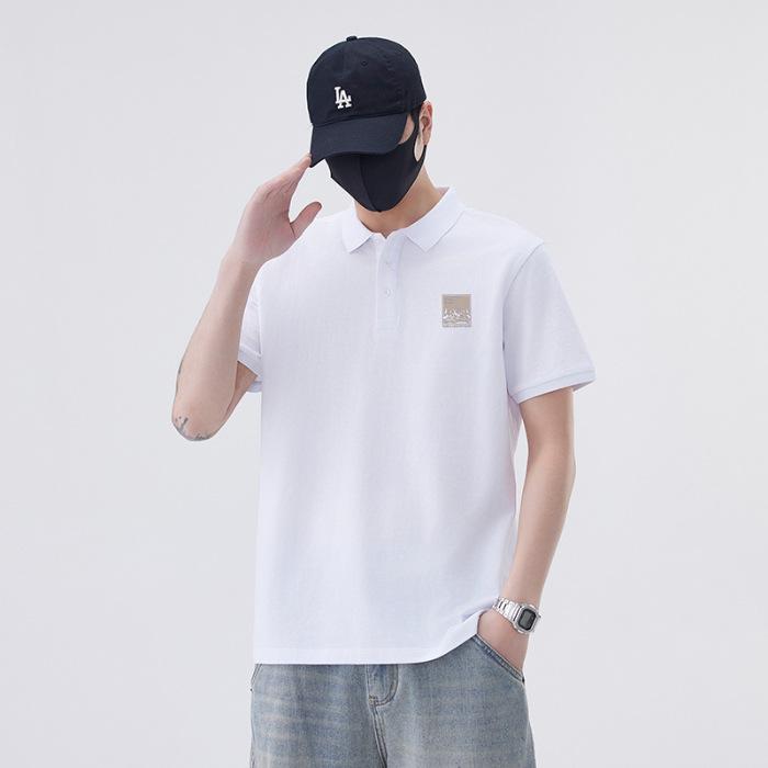 New Summer Versatile Loose Lapel Short-sleeved POLO Shirt Thin Short-sleeved