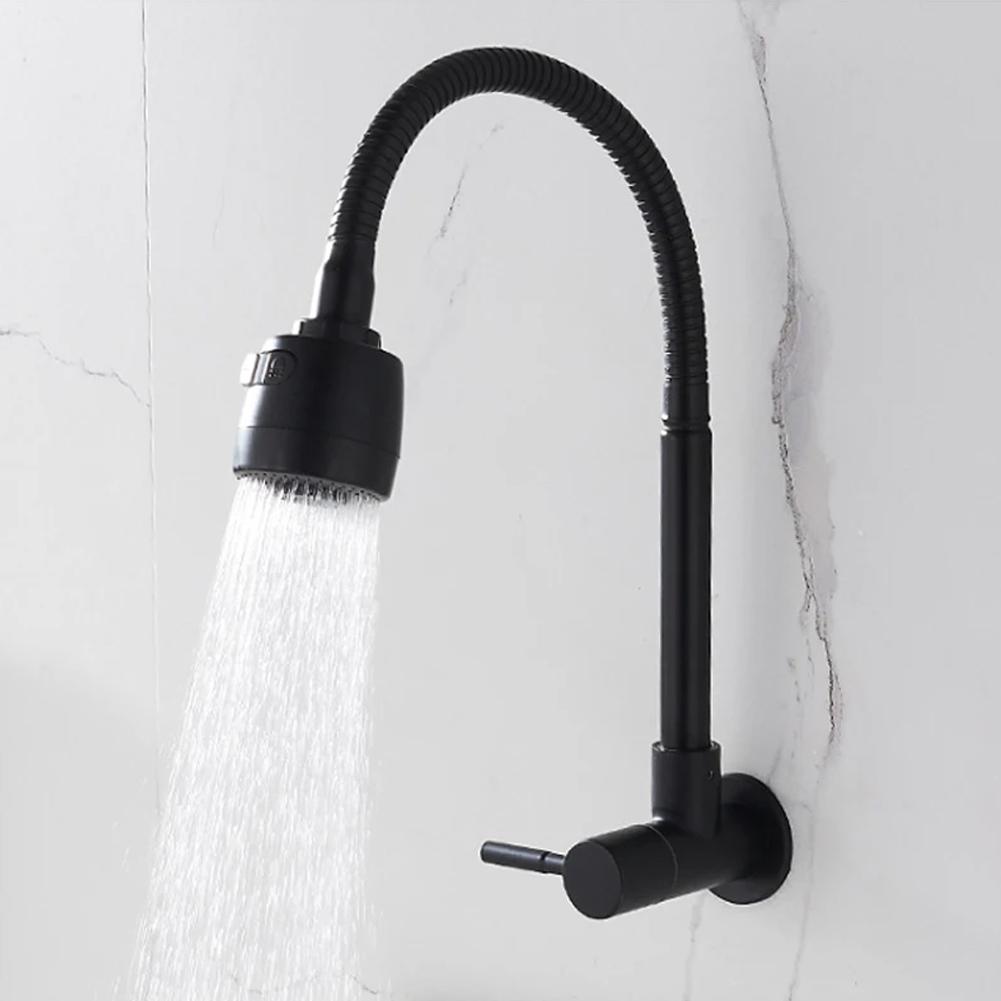 Flexible Hose Design for Kitchen Faucets Offering Dual Spray Options