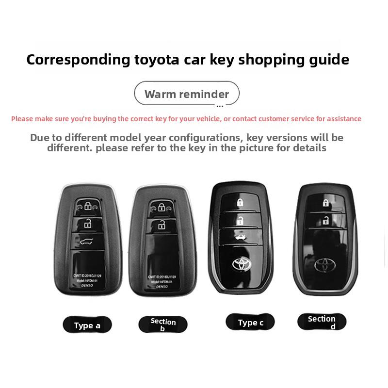 ABS Suitable for 26 Toyota Camry car key sets, 9th generation, 9th generation, 2025 model, double engine, 2026 buckle car