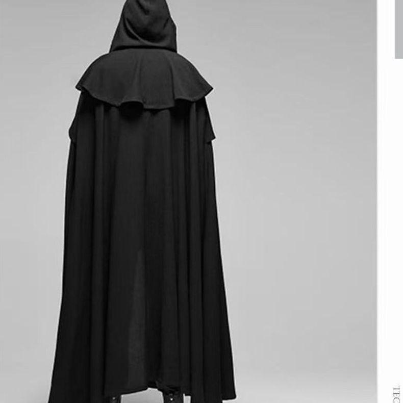 Unisex Black Halloween Cosplay Cloak Costume