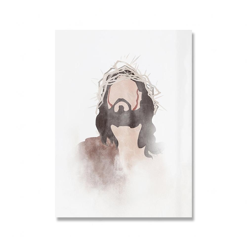 

Иисус Бог Объятия Христианская Библия Религиозное Настенное Искусство Холст Картина Плакаты на скандинавскую тему и принт Настенная картина для декора гостиной 21x30cm No Framed чёрный