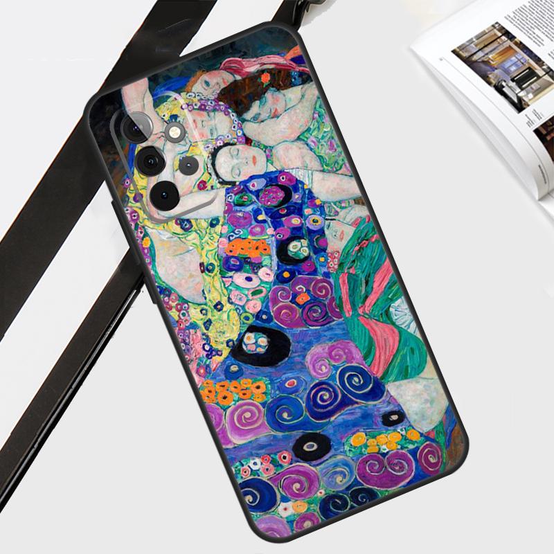 Gustav Klimt Art Case For Samsung Galaxy A12 A22 A32 A52 A56 A36 A26 A16 A06 A54 A34 A14 A13 A53 A15 A35 A55