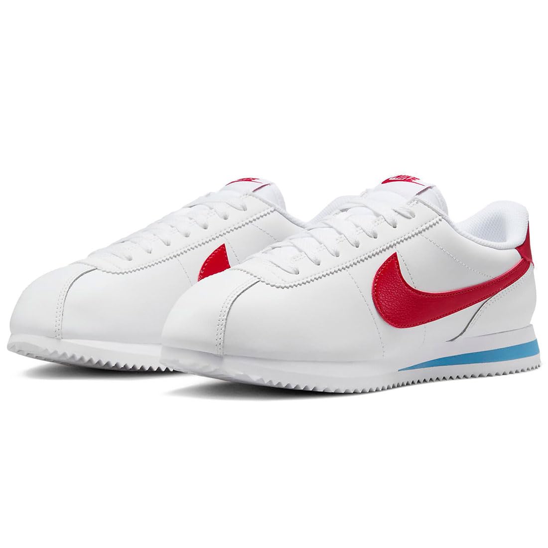 Nike Cortez Leather W Cortez Size Leather, White/Varsity Blue/Varsity Red, DN1791-108, 24.0cm