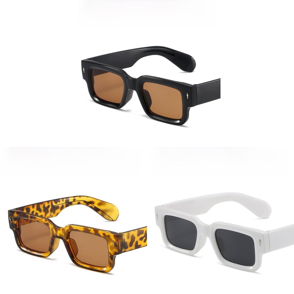 Fashion Square Sunglasses Uv Protection For Casual Travel