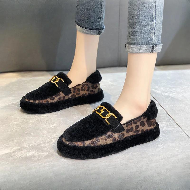 Jehněčí sametové boty s tlustou podrážkou jsou pohodlné a všestranné s přidaným sametem pro teplo Neformální a módní boty na prkno