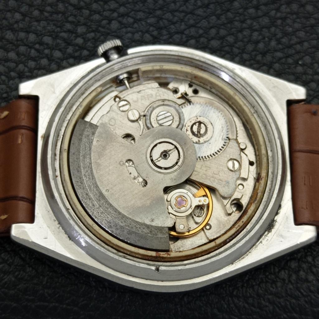 JAPAN 7009A VINTAGE SEIKO 5 AUTOMATIC MENS RED COLOR DIAL WATCH a701387-5 R206a-a701387