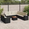 VidaXL Garden Lounge Set with Cushions 12 Pcs, Patio Sofas, Patio Furniture Set, Outdoor Furniture, Grey 3227516