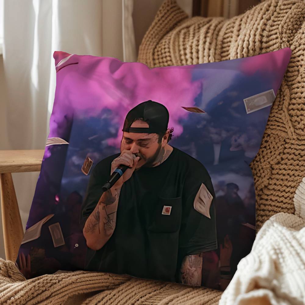 Take My Heart Post Malone Pillow Case Antidustmite Pillowcase Invisible zipper silky short plush Sofa cushion cover