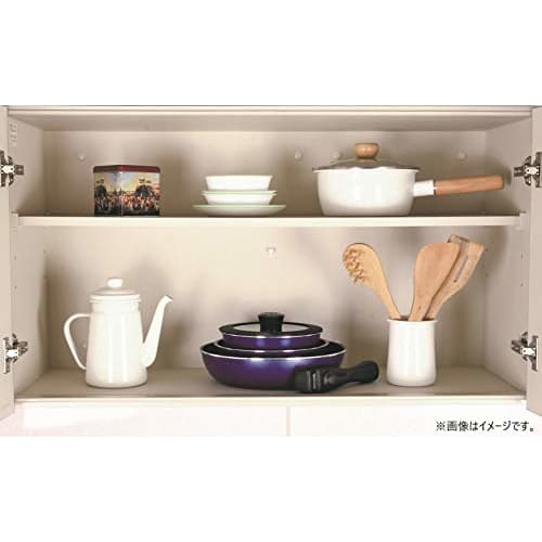 PEARL METAL Stack Plus Blue Diamond Coated IH Compatible 3-Piece Cookware Set A, Red, HB-5625