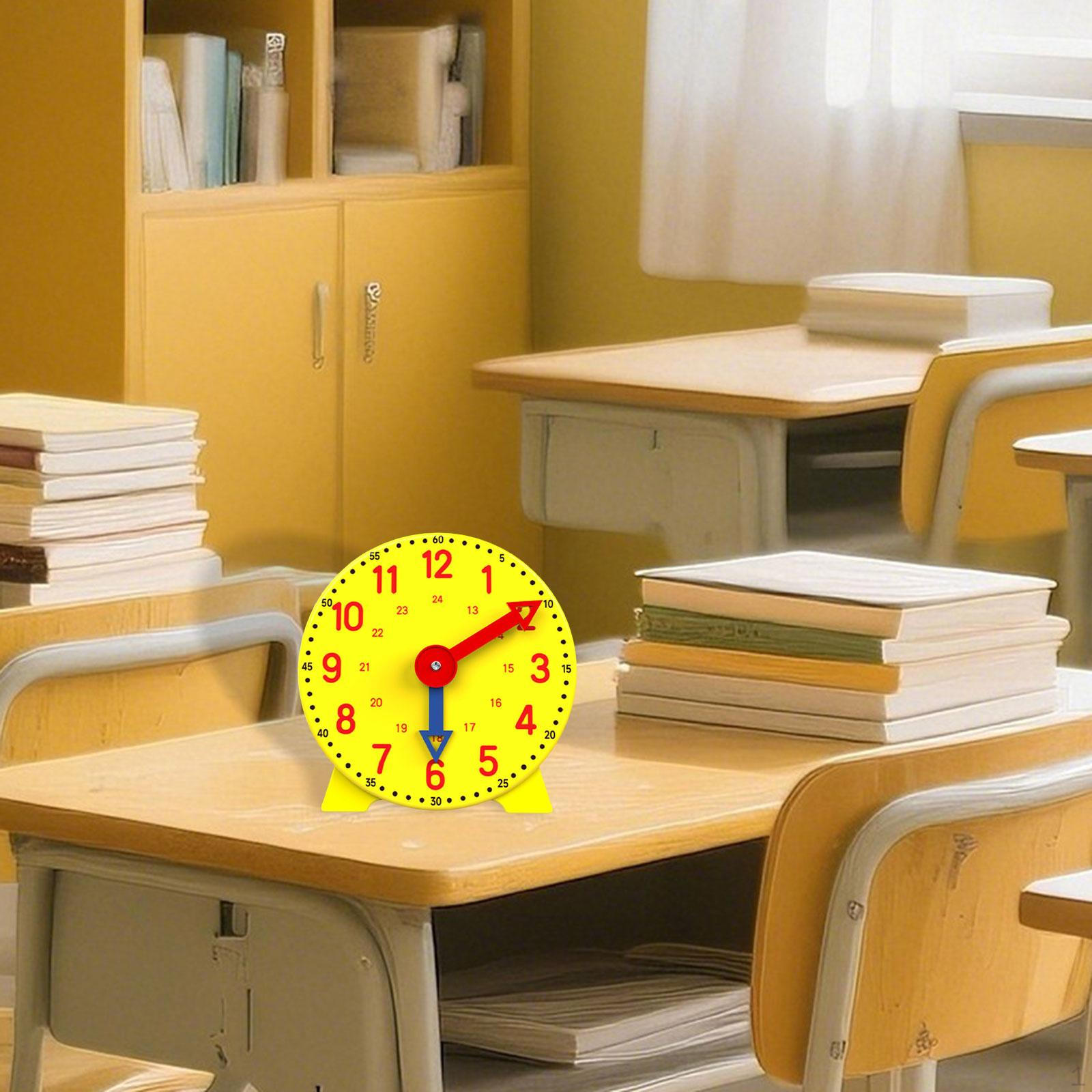 

Early Education Teaching Clock, Kids Table Toy, Life Skills Training Games 24H