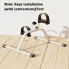 Lightweight Exercise Bike Mini Fitness Stepper Leg Beauty Machine  For Leg Arm Exercise