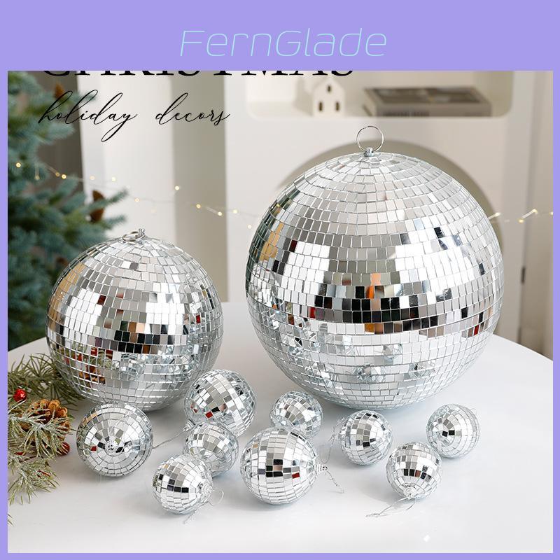 Christmas Ball Decorations With Mirror Finish Glass And Foam For Holiday Home Decor