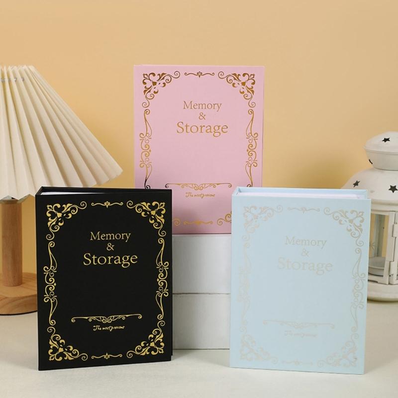 Handcover Mini Photo Book, Photo Album 4x6 100Pockets Large Capacity for Family Wedding Anniversary Baby Vacation