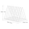 Desktop   Rack Rustproof Simple   Geometric Iron File Holder Decoration for   Study Living Room